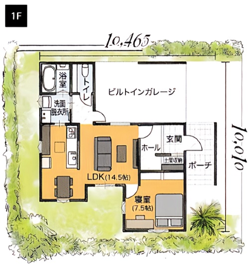 3LDK（平屋タイプ）