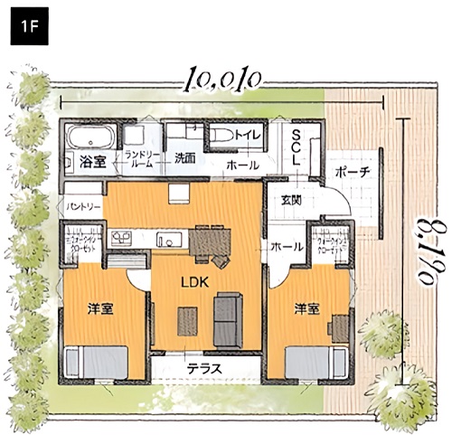 3LDK（平屋タイプ）