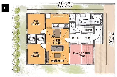 3LDK（平屋タイプ）